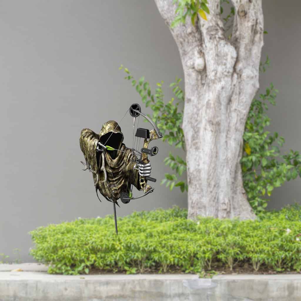 Art de jardin en métal de chasse