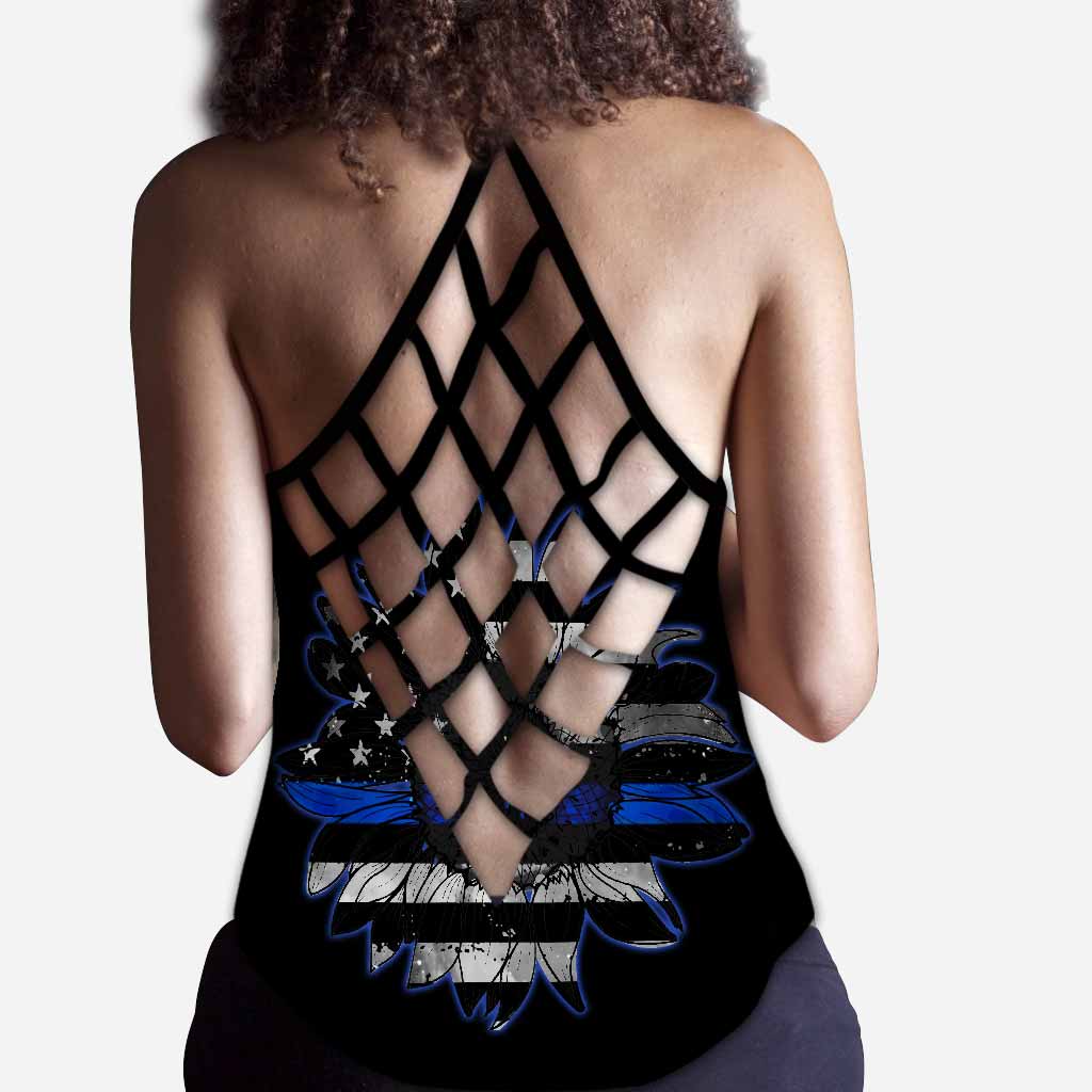 Débardeur Police Cross « Je te couvre »