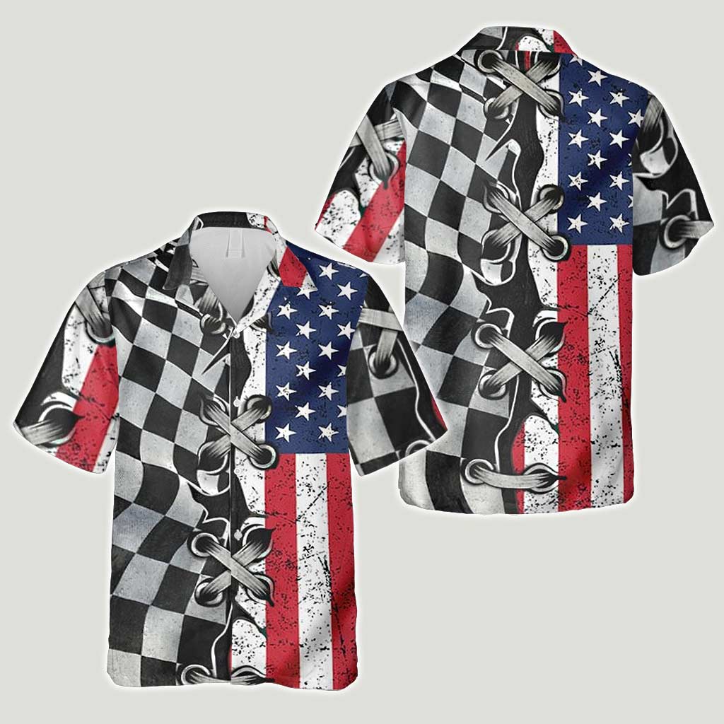 I'm A Simple Man - Independence Day Racing Hawaiian Shirt