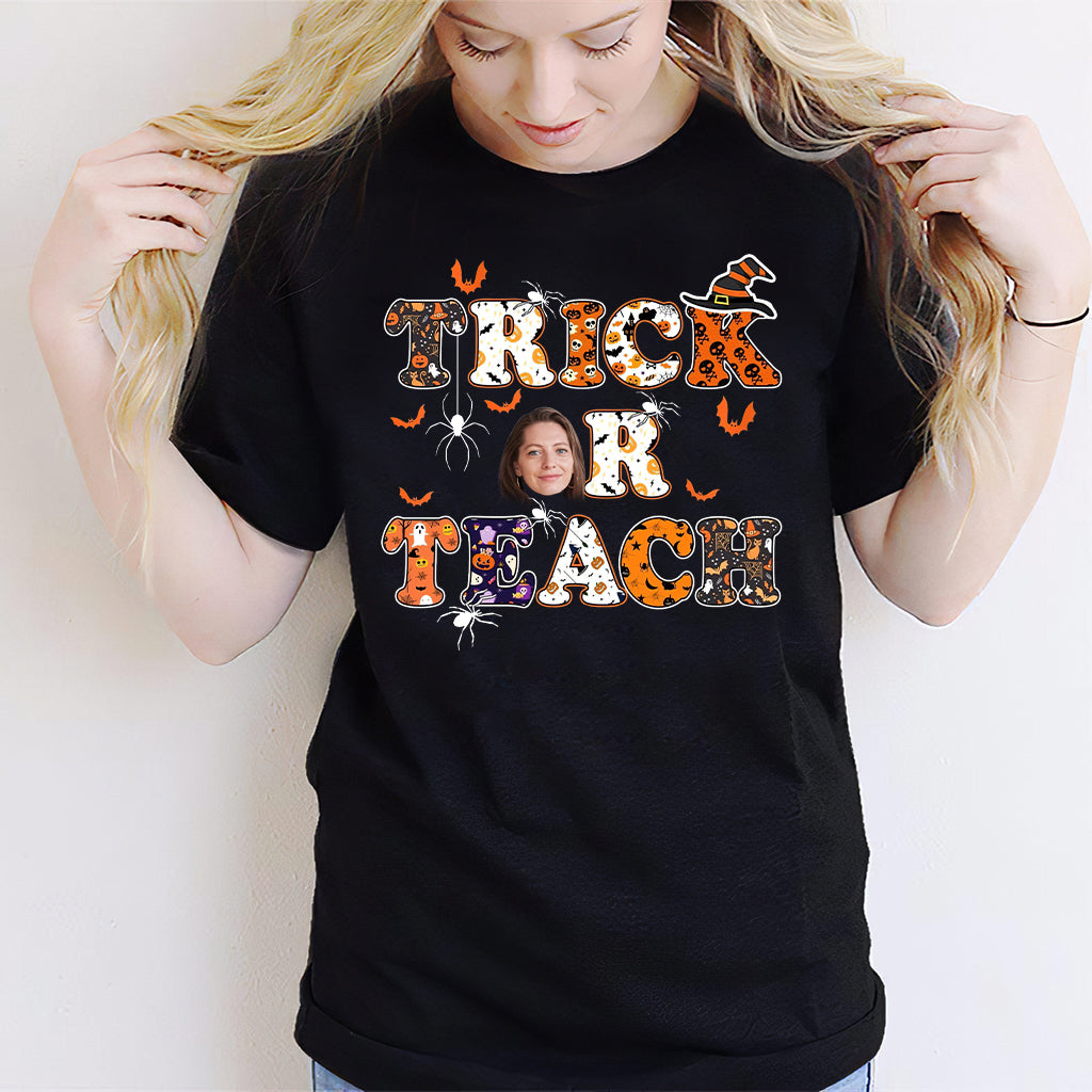Treat Or Teach - Personalized Teacher T-shirt and Hoodie
