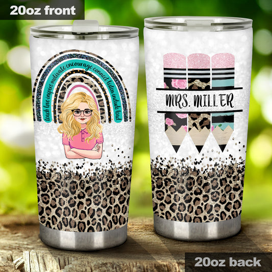 Teach Love Inspire - Personalized Teacher Tumbler