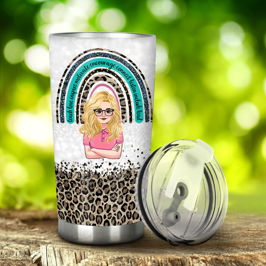 Enseigner, aimer, inspirer - Gobelet personnalisé pour enseignants