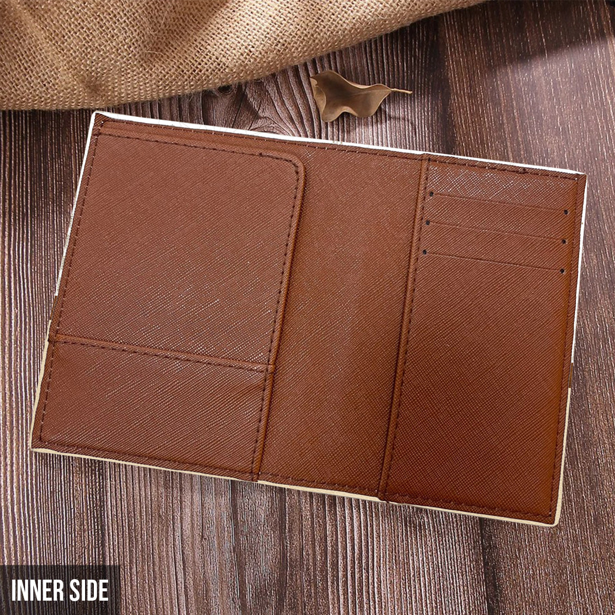 Ehpowt - Personalized Travelling Leather Luggage Tag & Passport Holder