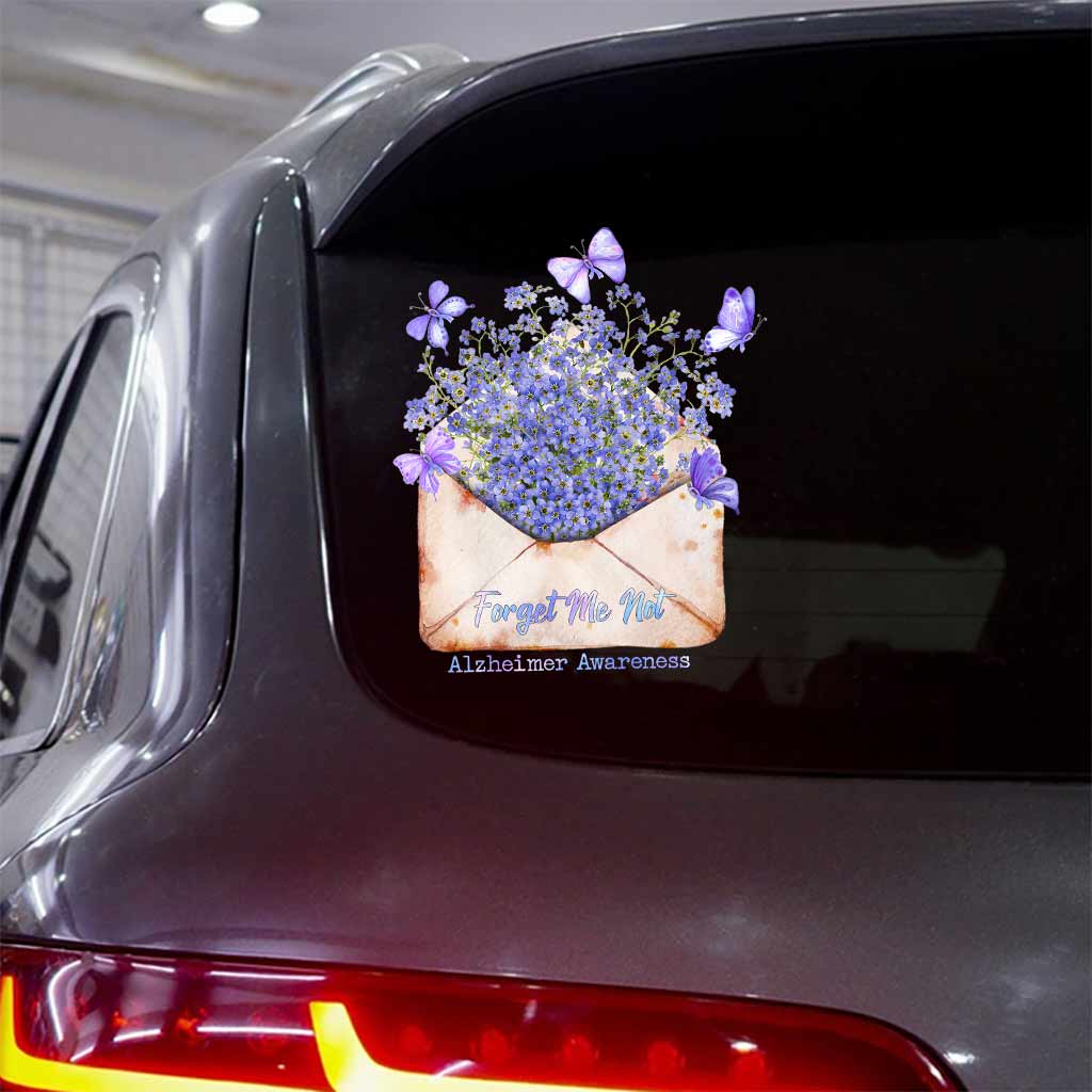 Ne m'oubliez pas - Autocollant de sensibilisation à la maladie d'Alzheimer (intégral)