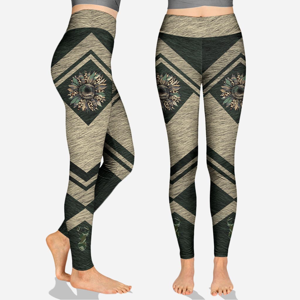 Fille de la campagne - Sweat à capuche et legging de chasse personnalisés