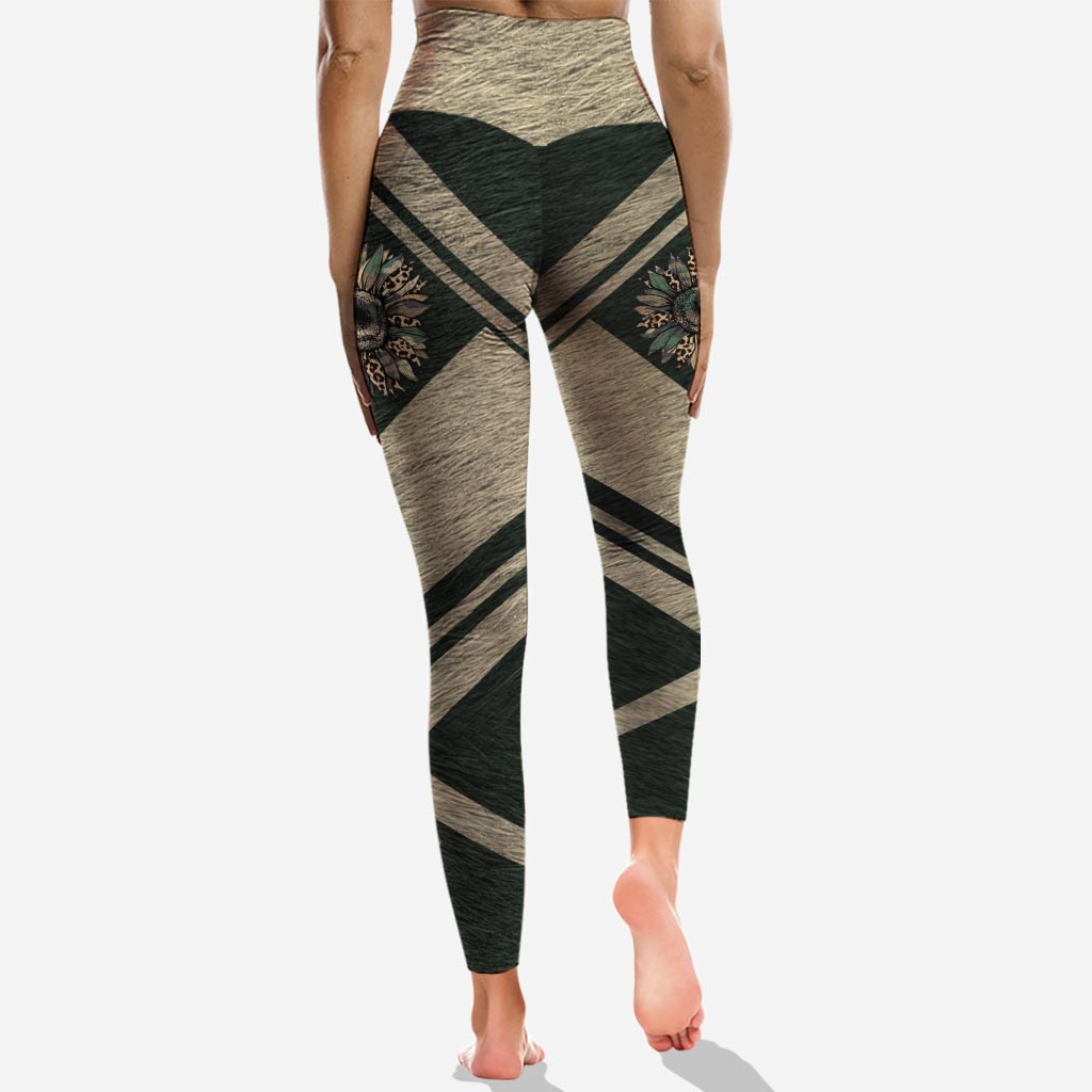 Fille de la campagne - Sweat à capuche et legging de chasse personnalisés