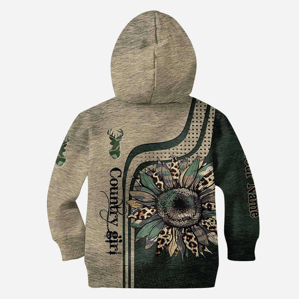 Fille de la campagne - Sweat à capuche et legging de chasse personnalisés