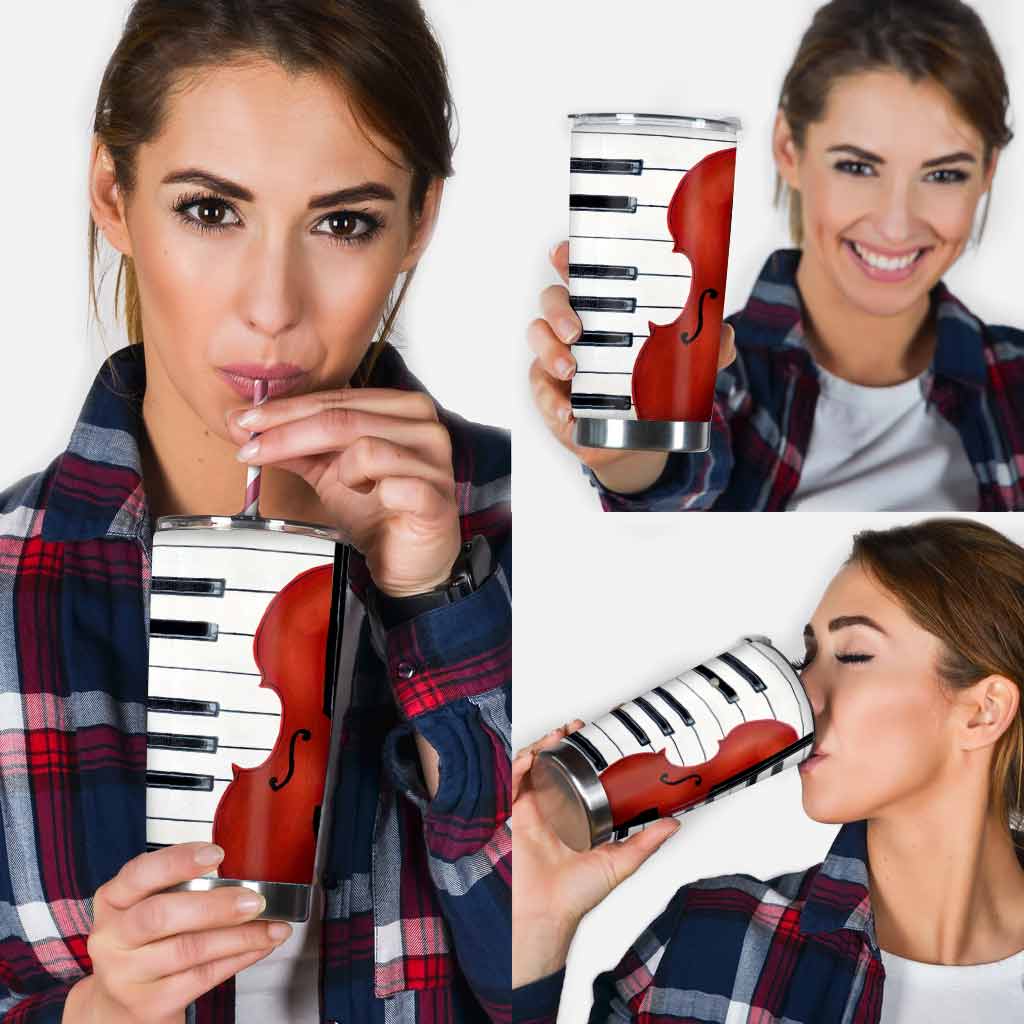 Piano Violin - Piano Tumbler