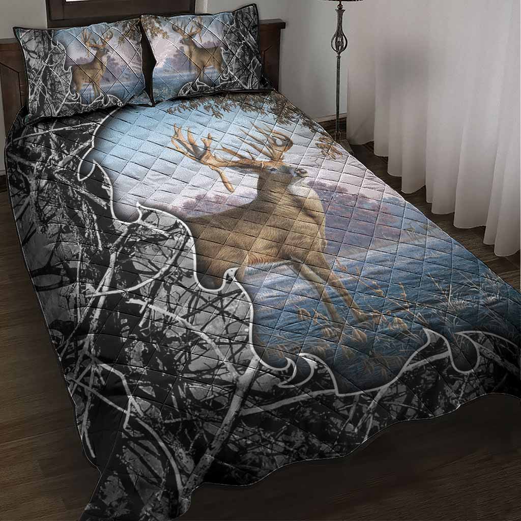 Ensemble de lit courtepointe de chasse Deer Hunter