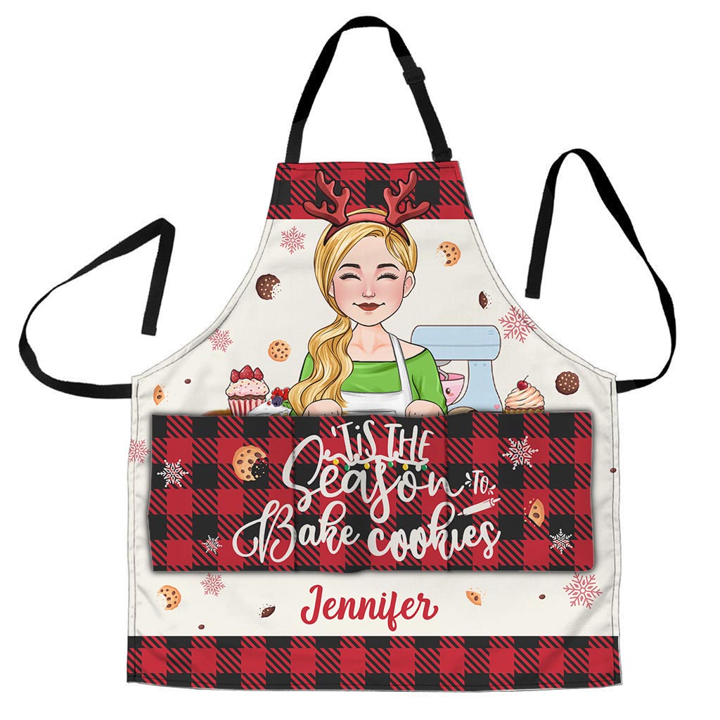 Til The Seasons To Bake Cookies - Personalized Baking Apron