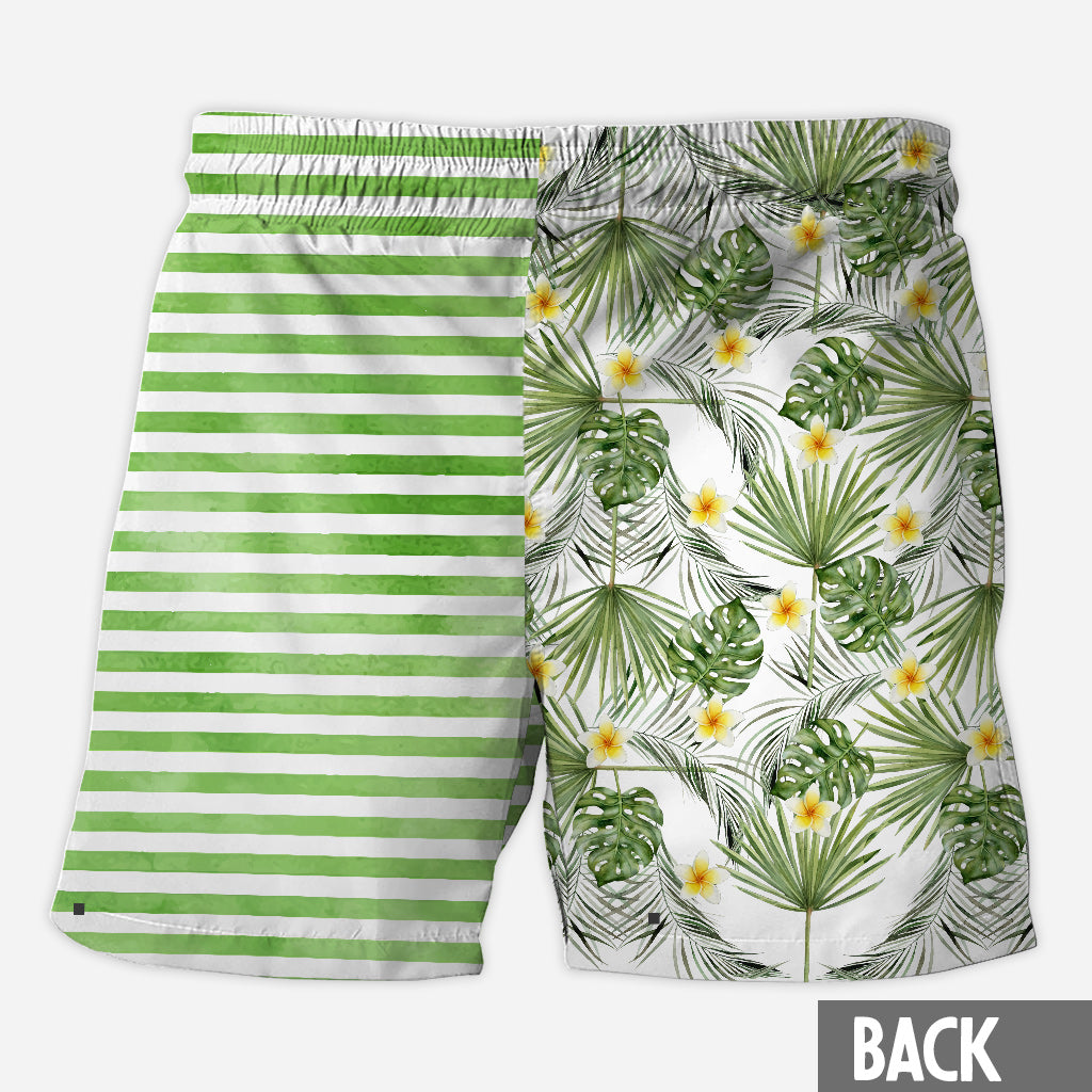 Si perdu, retournez à Babe - Maillot de bain bikini triangle personnalisé pour amoureux de la mer et short pour homme