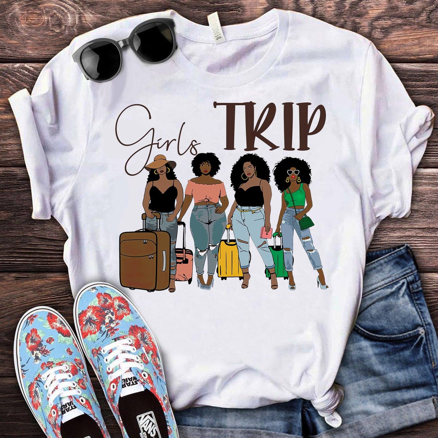 T-shirt et sweat à capuche Girls Trip afro-américains 0224