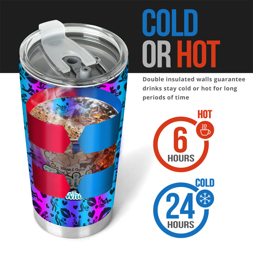 Tonight Who Hoo - Personalized Couple Tumbler