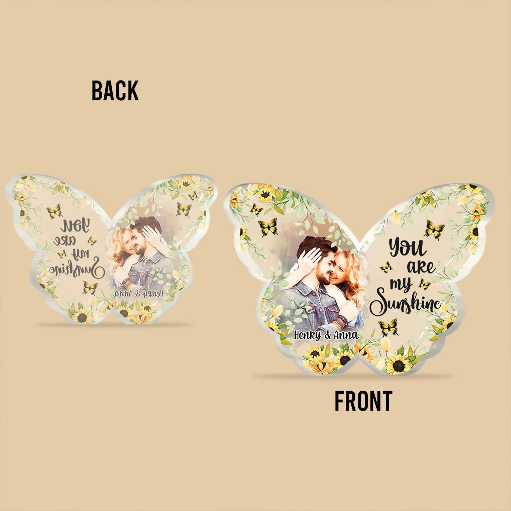 Tu es mon rayon de soleil - Plaque acrylique personnalisée pour maman