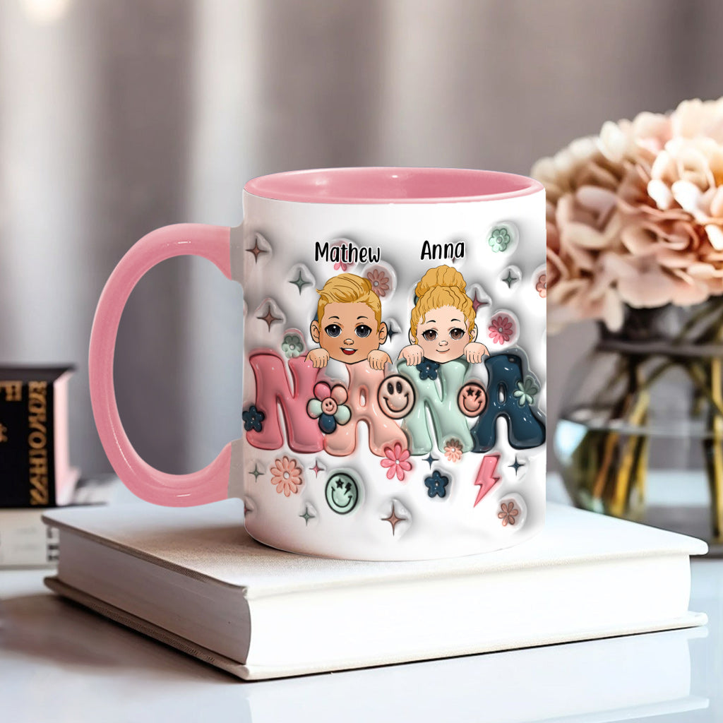 Meilleure grand-mère/mamie/mémé du monde - Cadeau pour grand-mère - Mug personnalisé