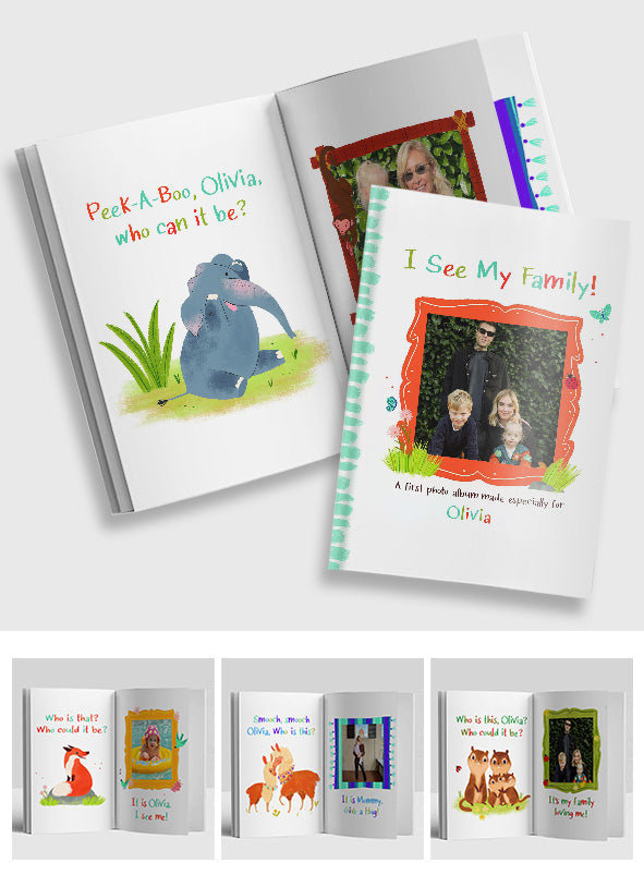 Je vois ma famille - Livre personnalisé pour enfant