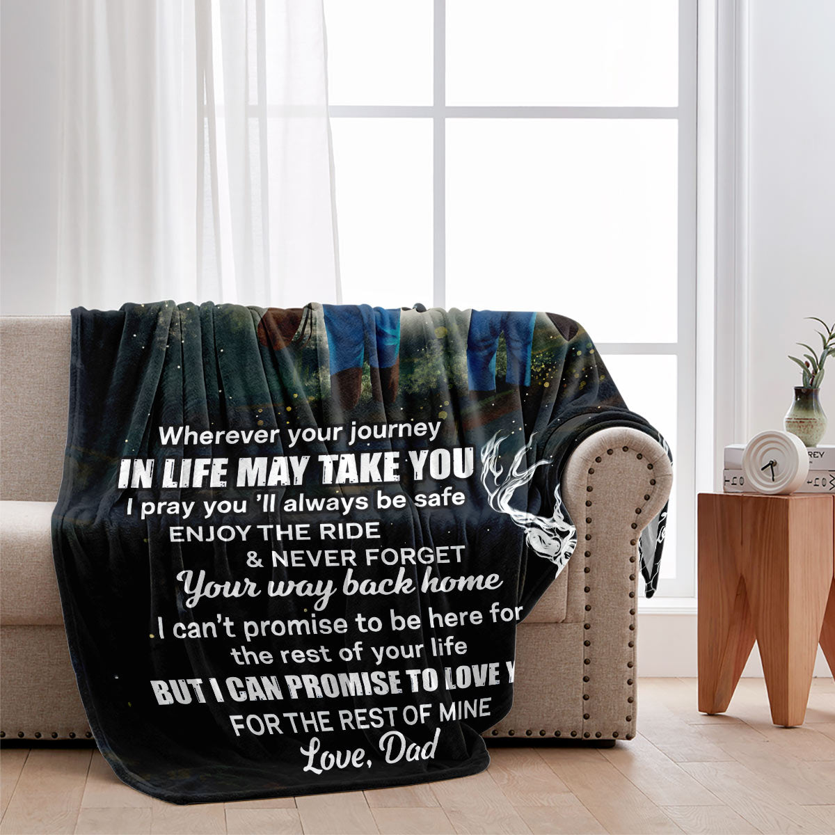 À mon fils - Couverture de chasse personnalisée