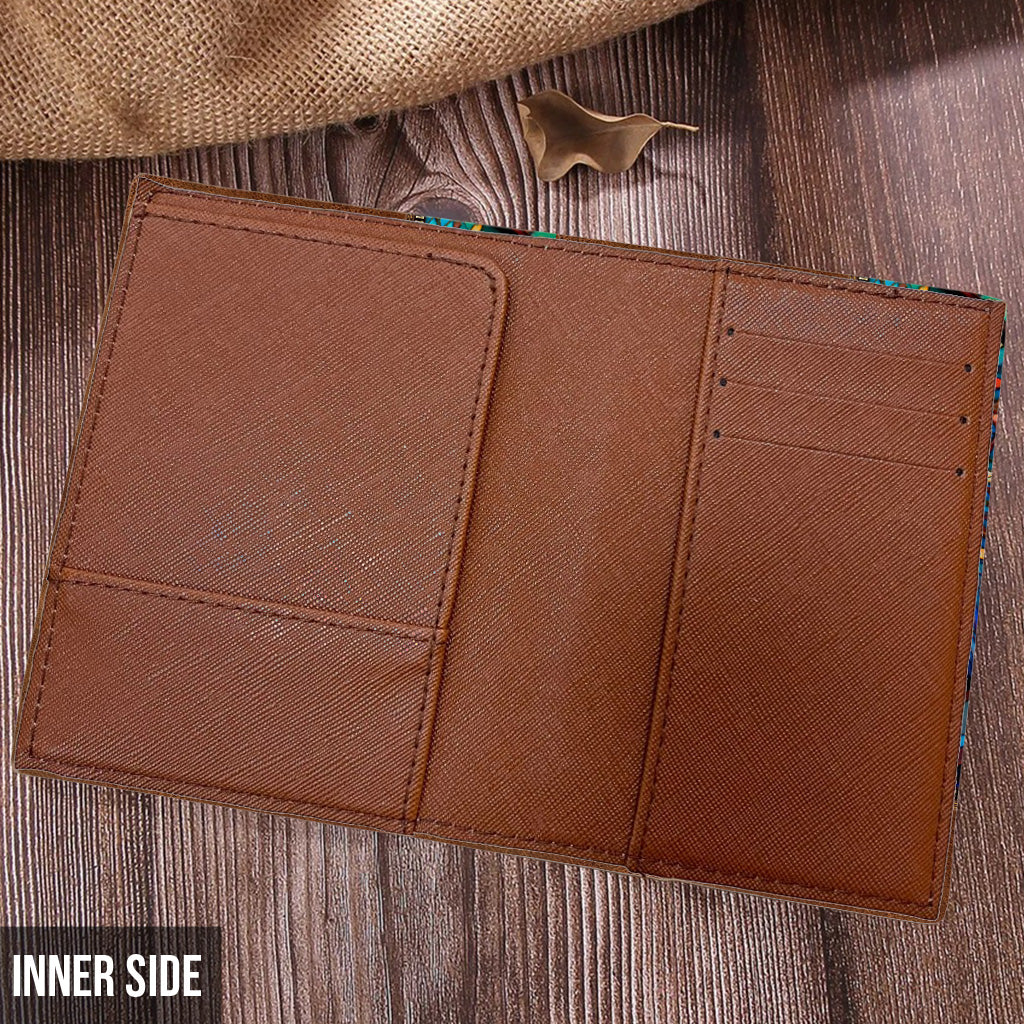 Namaste Green - Porte-passeport de yoga personnalisé