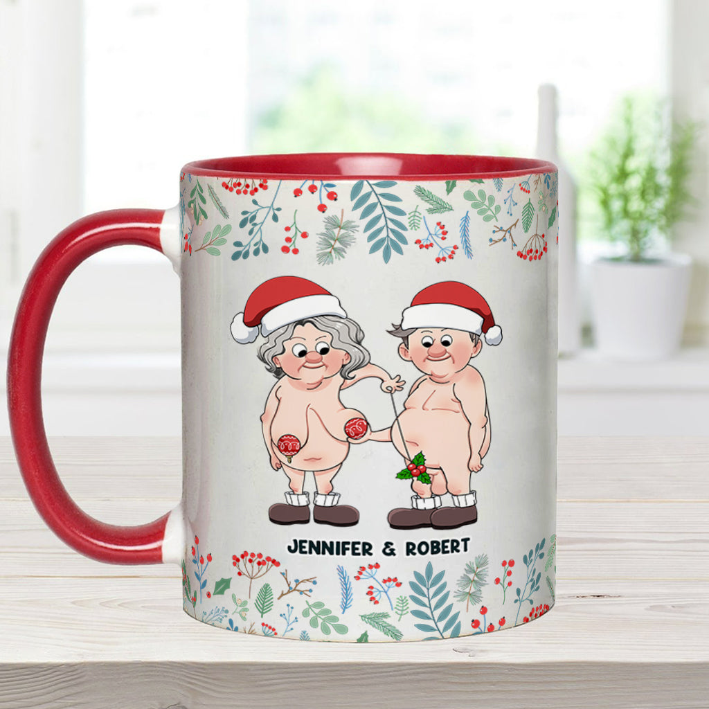 Je veux vieillir avec toi - Mug personnalisé pour couple
