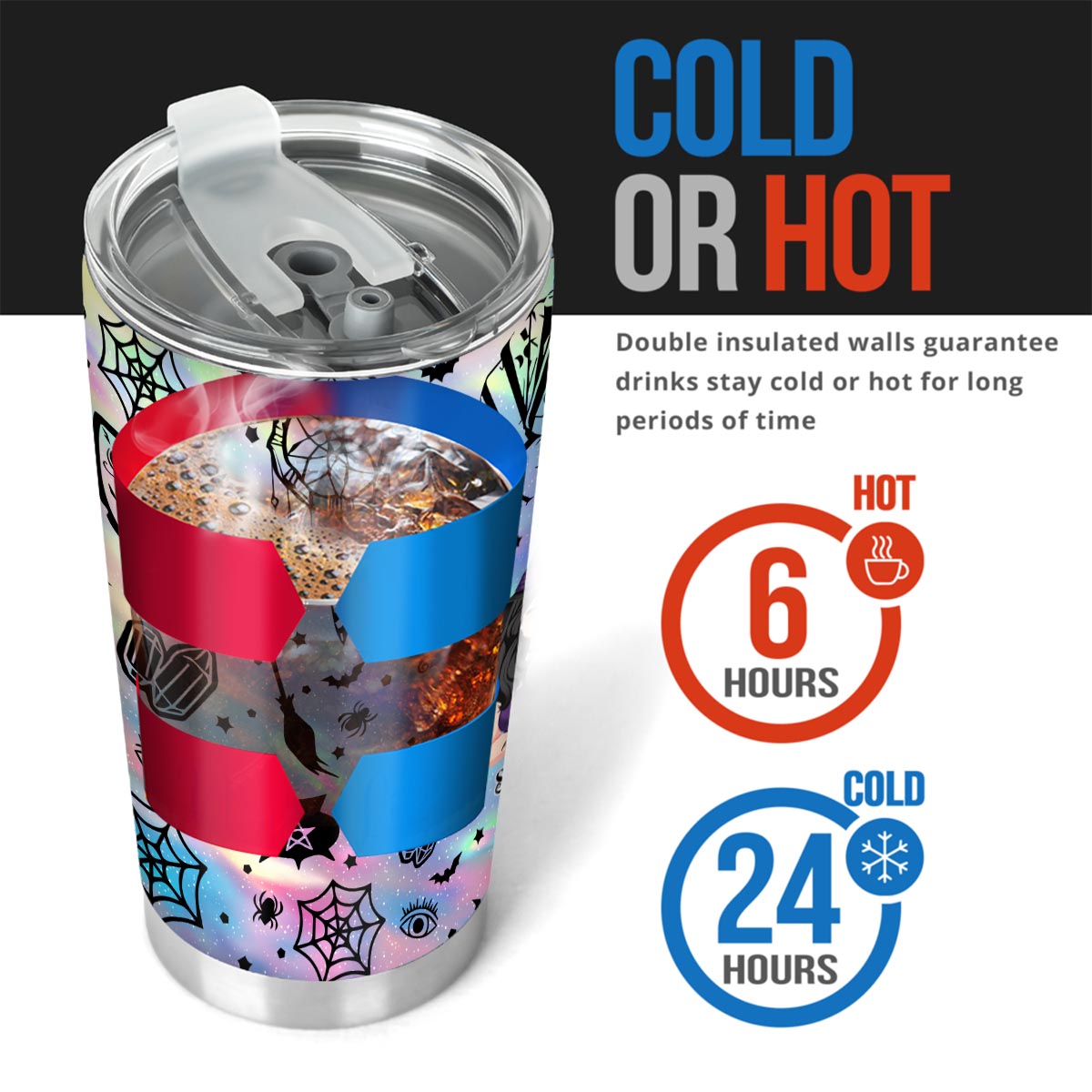 Ne touchez pas à mon énergie - Gobelet de sorcière personnalisé