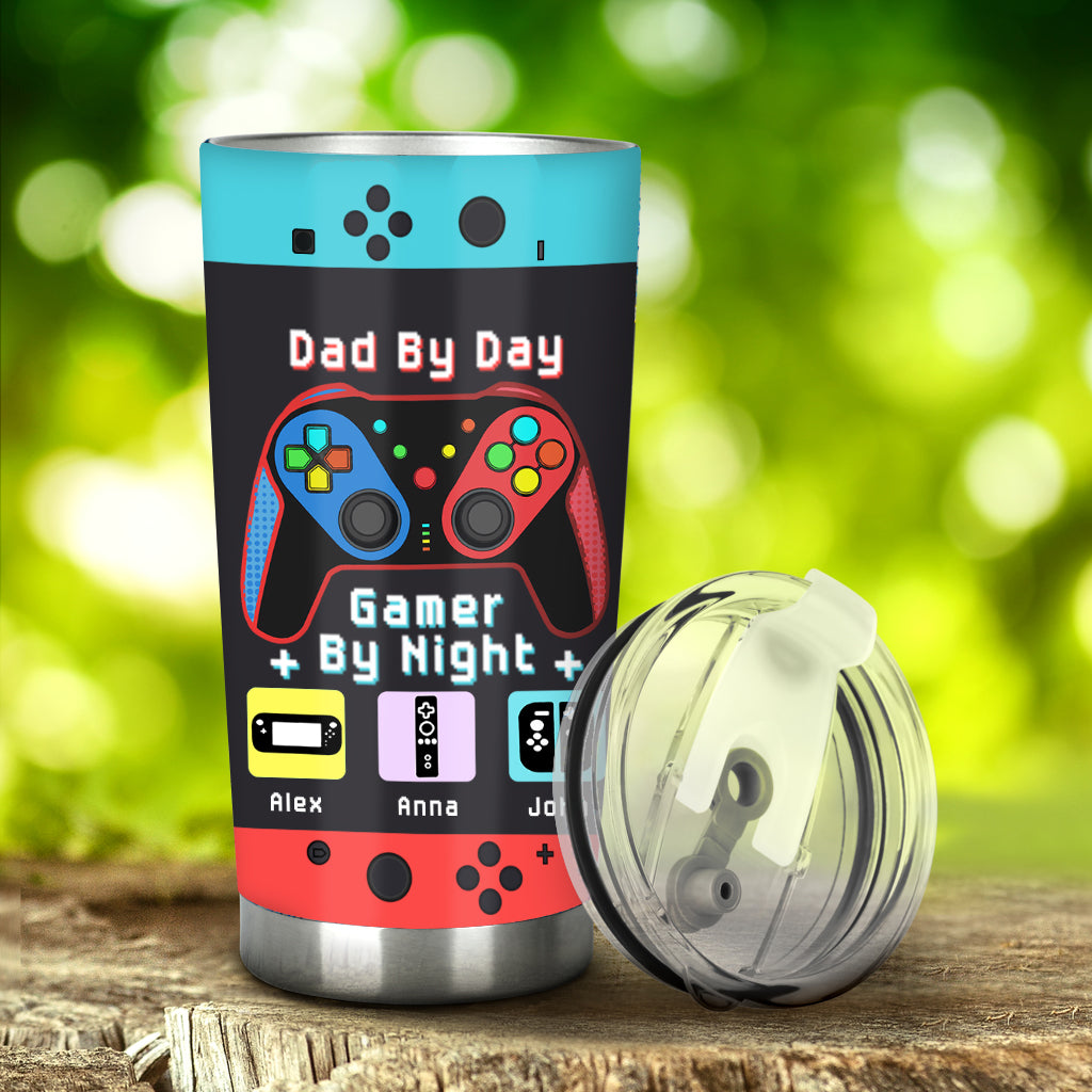 Papa Gamer : Comme un papa normal, mais en beaucoup plus cool - Cadeau de jeu vidéo pour papa gamer - Gobelet personnalisé