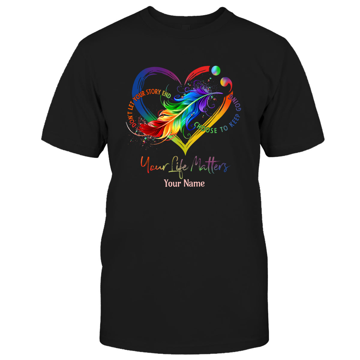 Your Life Matters - Personalized Suicide Prevention T-shirt And Hoodie