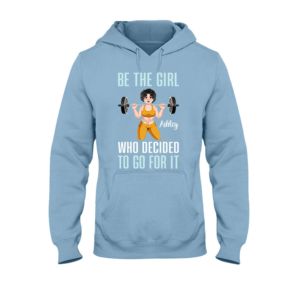 She Decided To Go For It - Personalized Fitness T-shirt And Hoodie