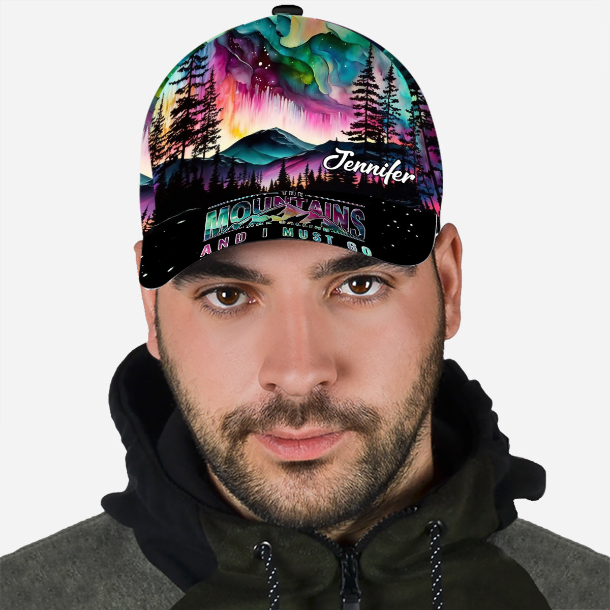 La montagne m'appelle - Casquette de randonnée classique personnalisée