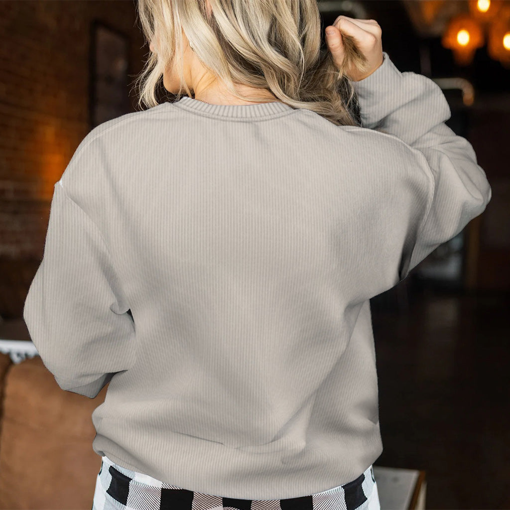 Little Ghost Ice Coffee - Personalized Halloween Ugly Sweater