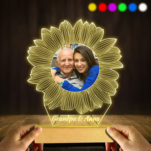Tu es mon rayon de soleil - Cadeau pour maman, grand-mère, sœur, fille, fils, frère, grand-père, papa, épouse, époux, ami(e) - Plaque lumineuse personnalisée