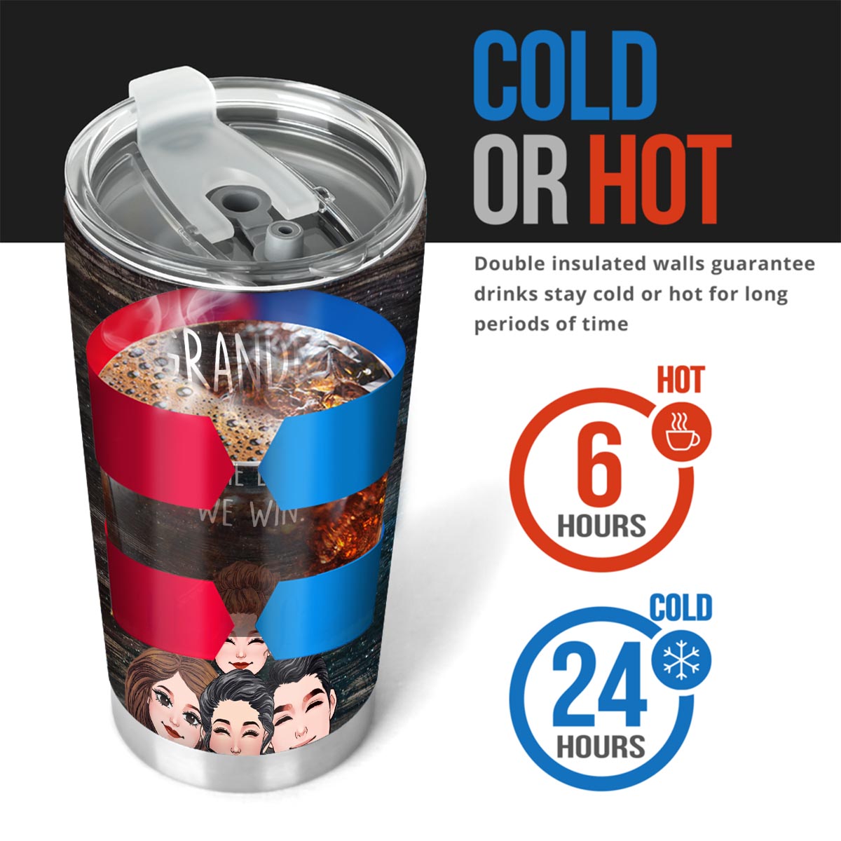 Dad I Love You More - Gift for dad, grandma, grandpa, mom, uncle, aunt - Personalized Tumbler