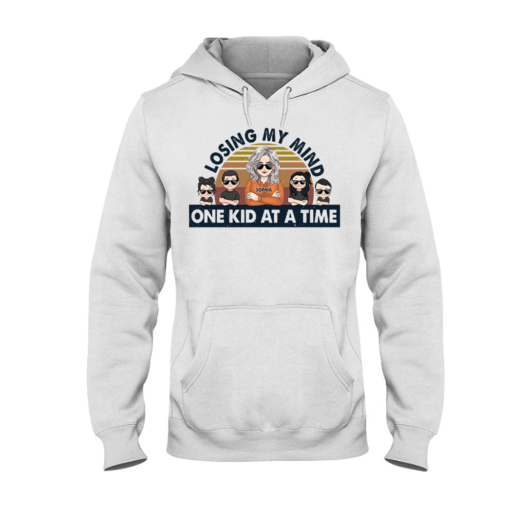 Je perds la tête, un enfant à la fois - Cadeau pour papa - T-shirt et sweat à capuche personnalisés