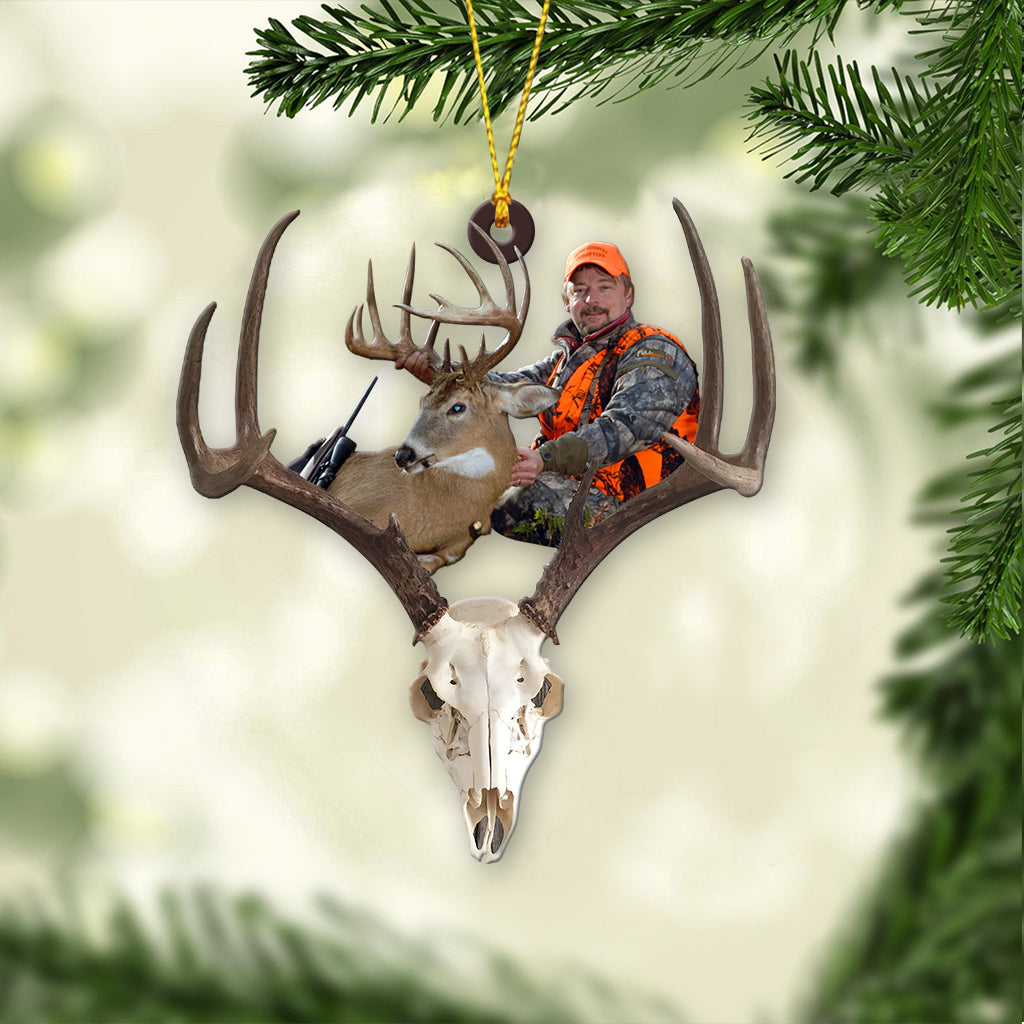 Love Hunting - Personalized Hunting Transparent Ornament