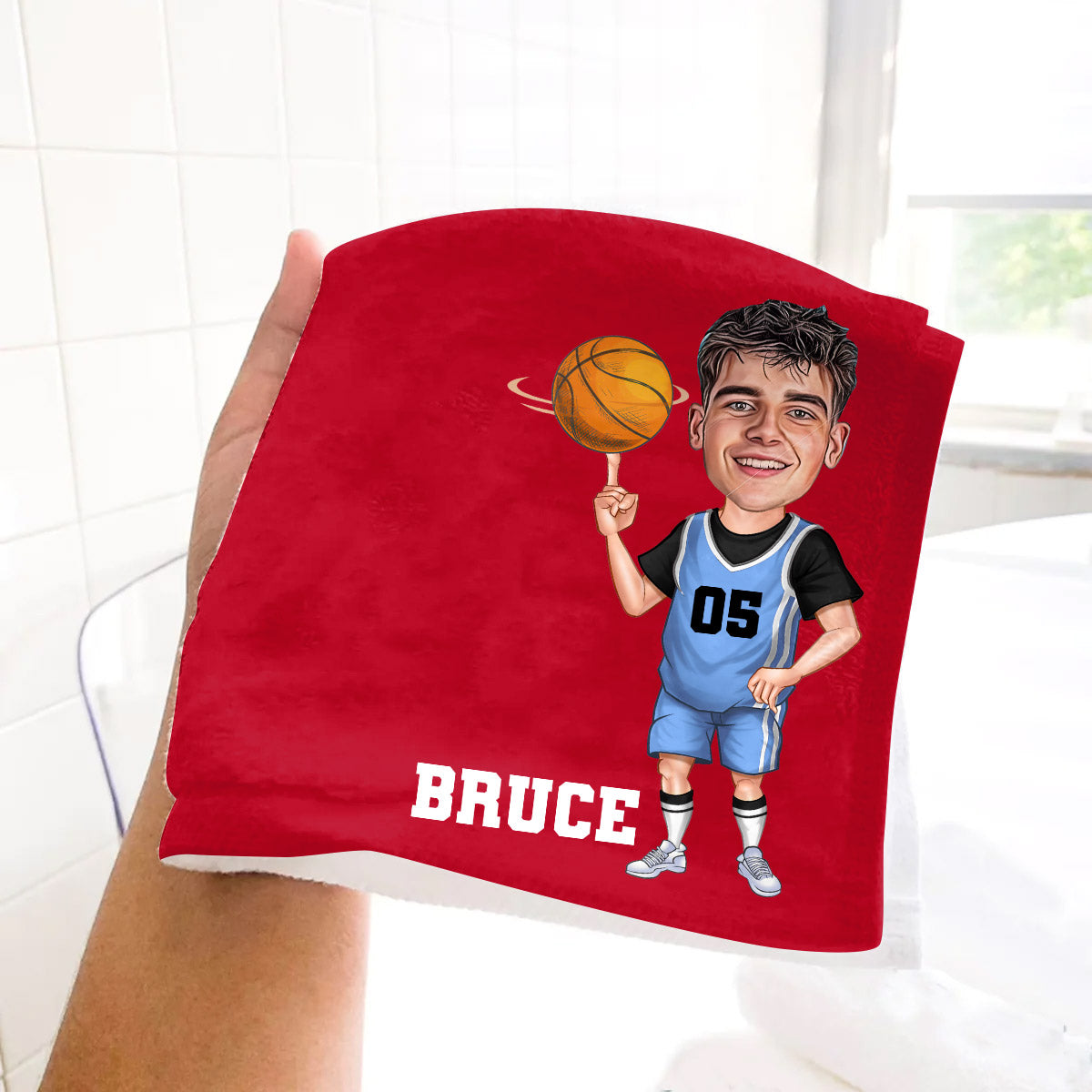 Serviette de sport - Serviette de basketball personnalisée