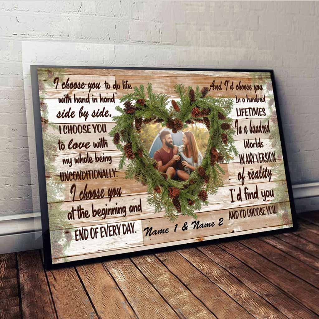 Je te choisis - Affiche de camping personnalisée