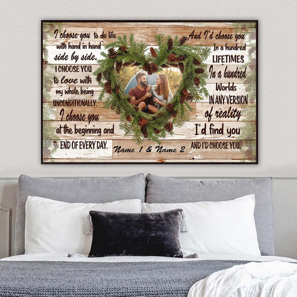 Je te choisis - Affiche de camping personnalisée