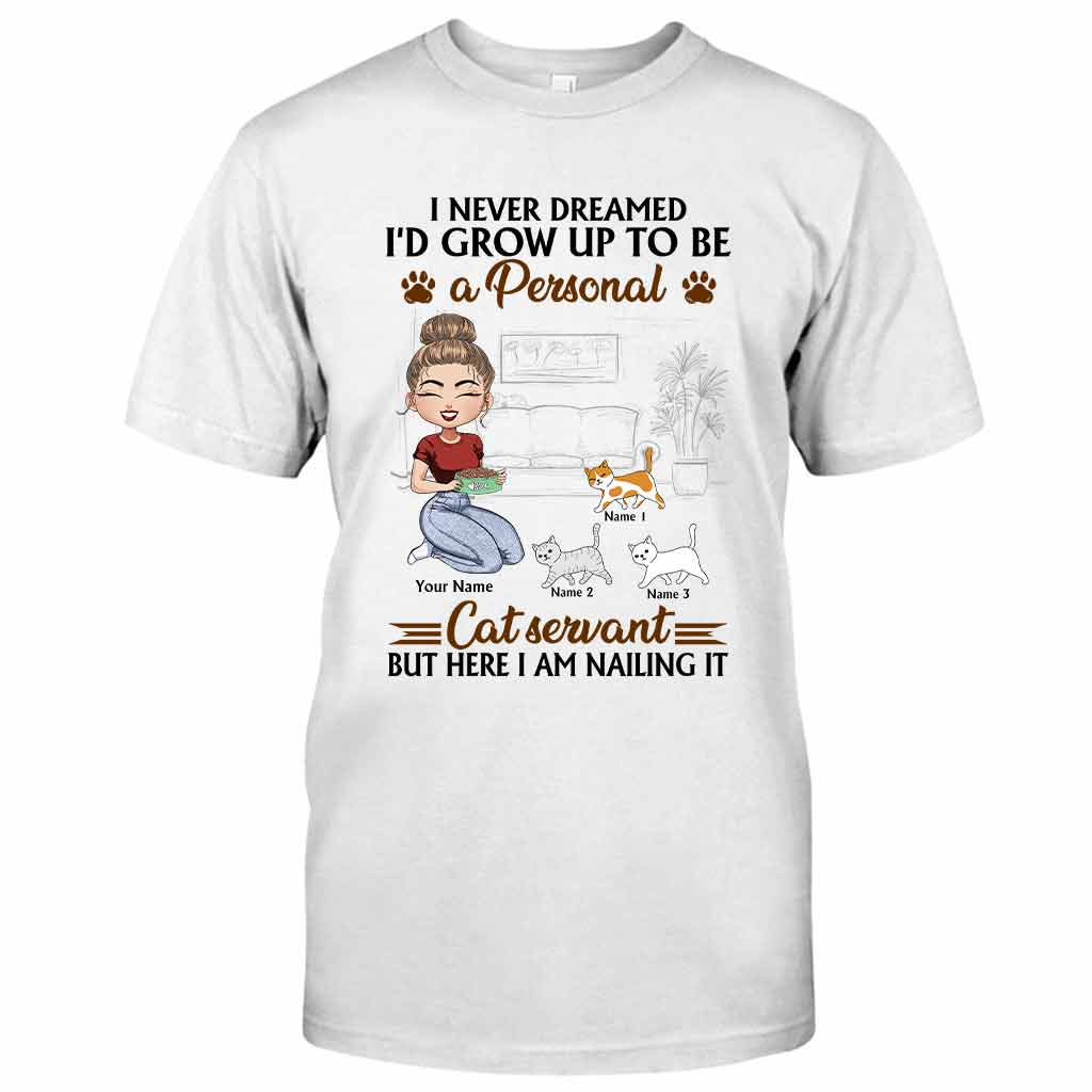 Personal Cat Servant - Personalized T-shirt and Hoodie