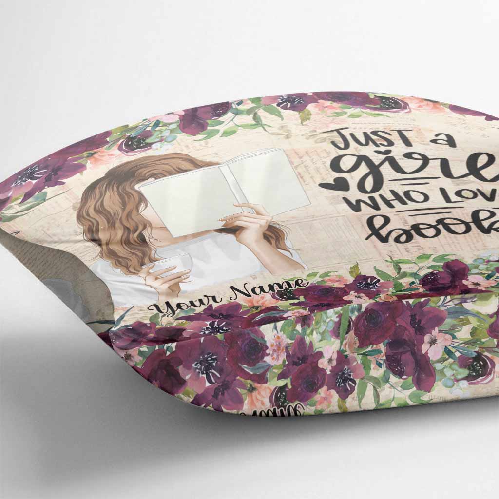 Coussin décoratif personnalisé pour amoureux des livres