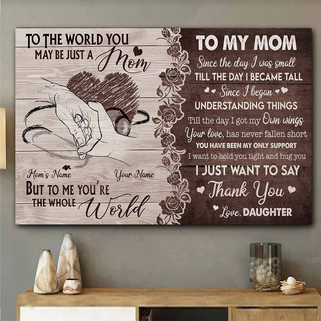 À ma maman - Affiche personnalisée pour la fête des mères (infirmière)