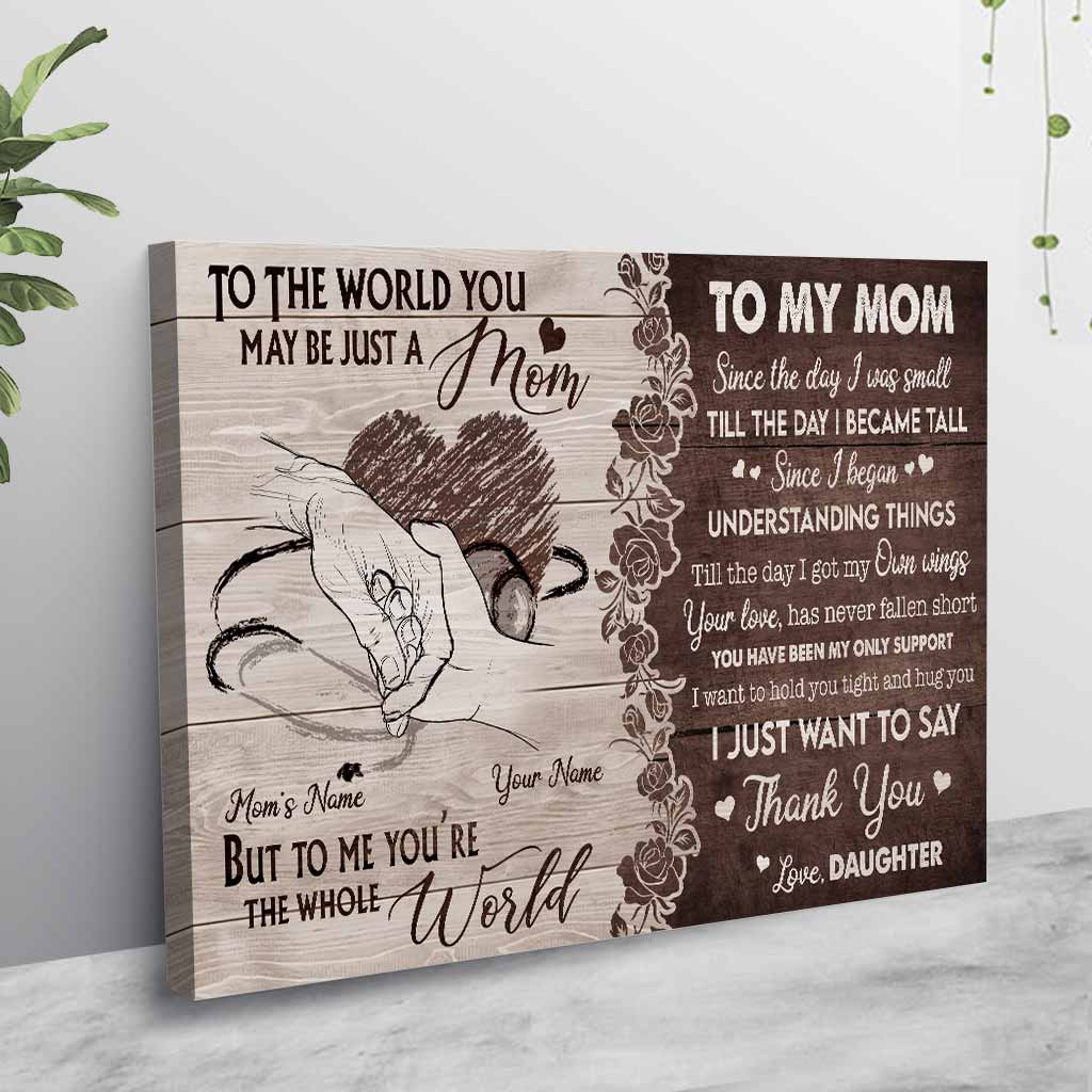 À ma maman - Affiche personnalisée pour la fête des mères (infirmière)