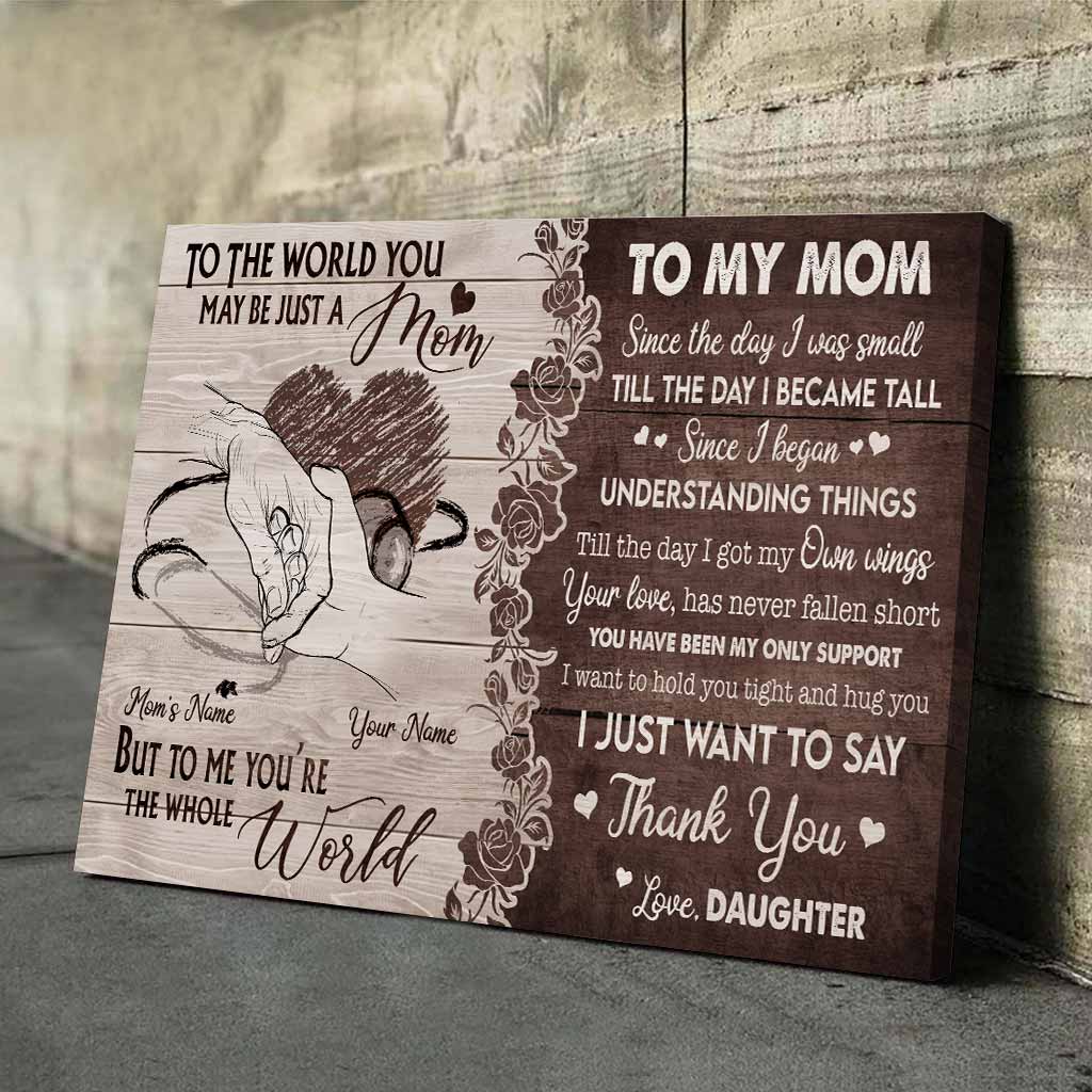 À ma maman - Affiche personnalisée pour la fête des mères (infirmière)