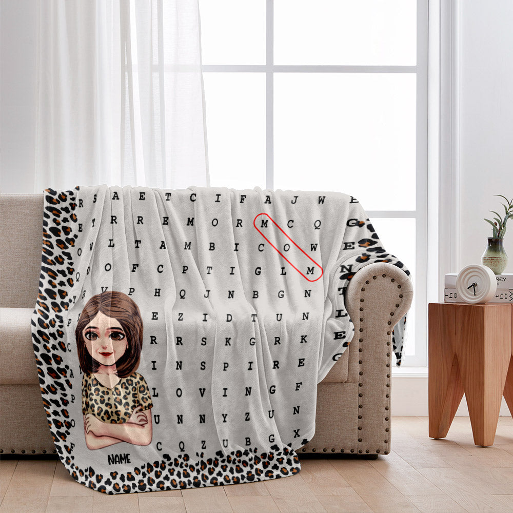 Mots croisés « Maman » - Couverture personnalisée pour la fête des mères