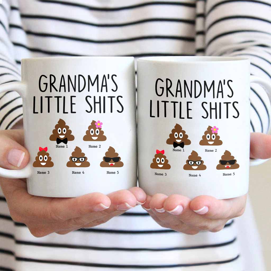 Les petits chouchous de grand-mère - Mug personnalisé pour la fête des mères