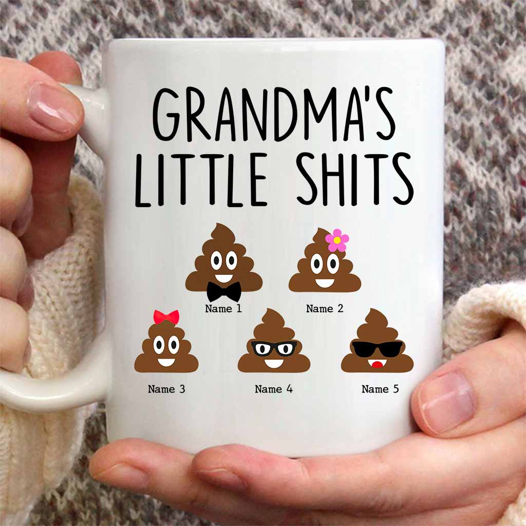 Les petits chouchous de grand-mère - Mug personnalisé pour la fête des mères