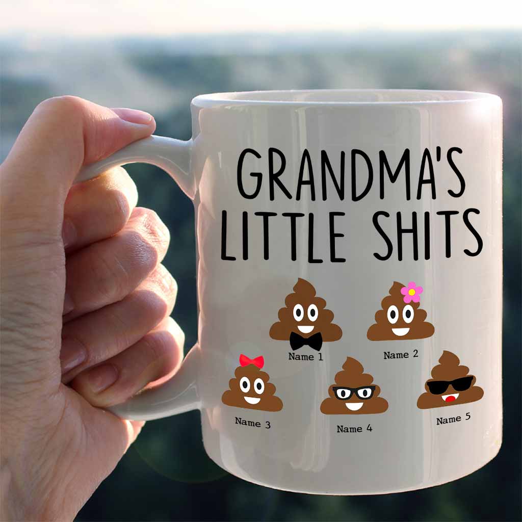 Les petits chouchous de grand-mère - Mug personnalisé pour la fête des mères