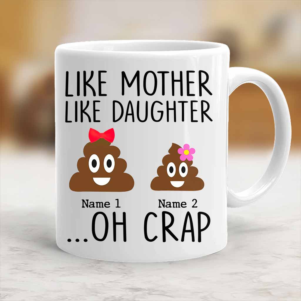 Telle mère, telle fille - Cadeau pour maman, fille, fils, papa - Mug personnalisé