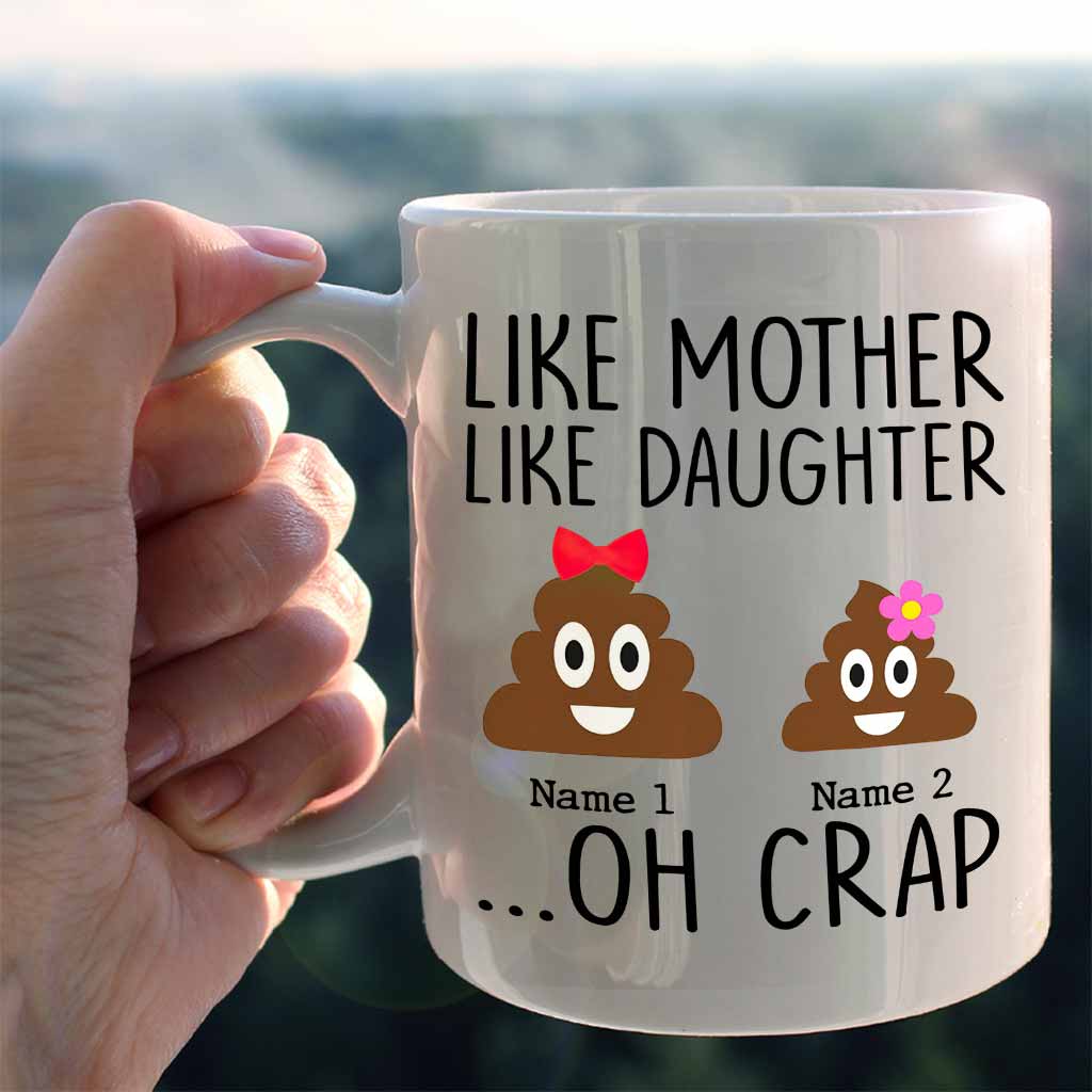 Telle mère, telle fille - Cadeau pour maman, fille, fils, papa - Mug personnalisé