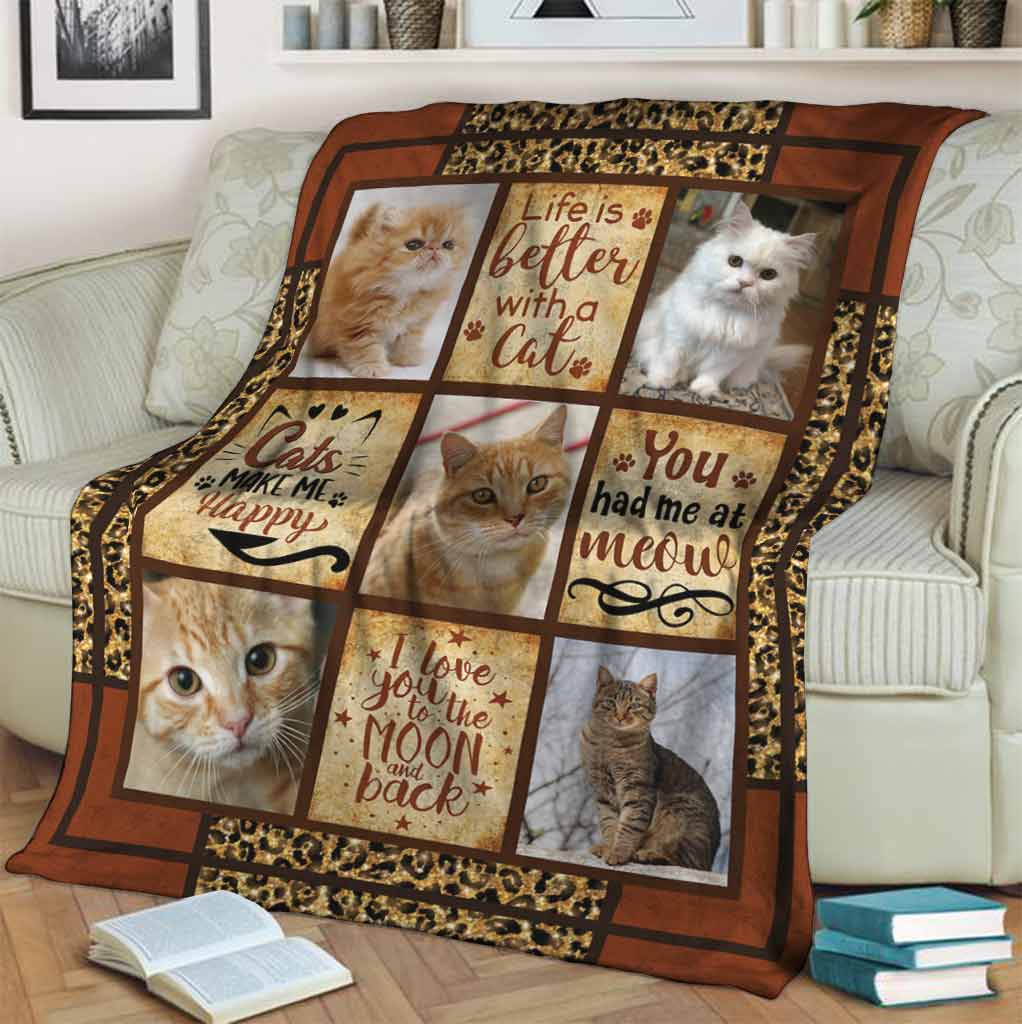 Couverture personnalisée pour amoureux des chats
