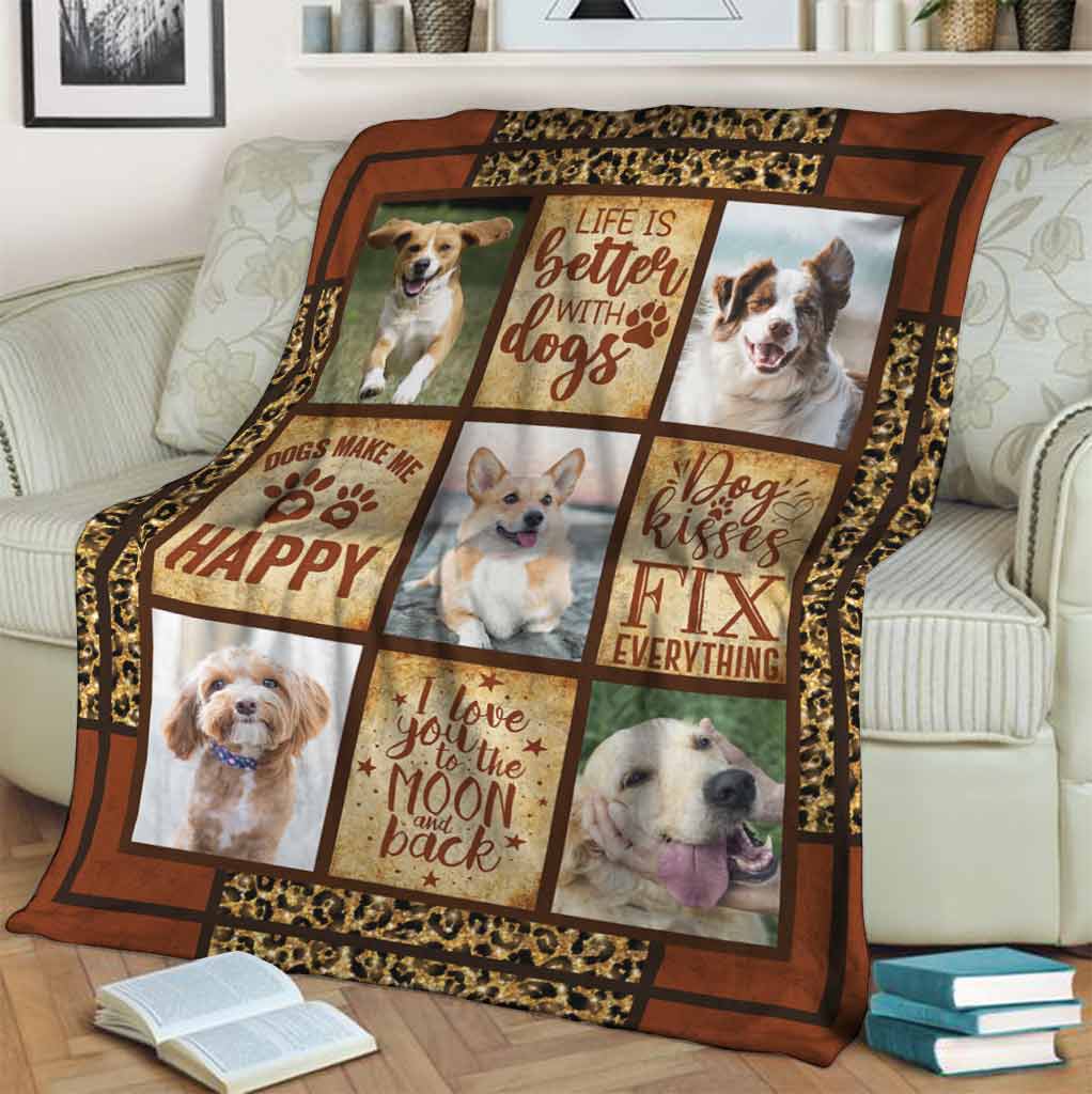 Couverture personnalisée pour amoureux des chiens
