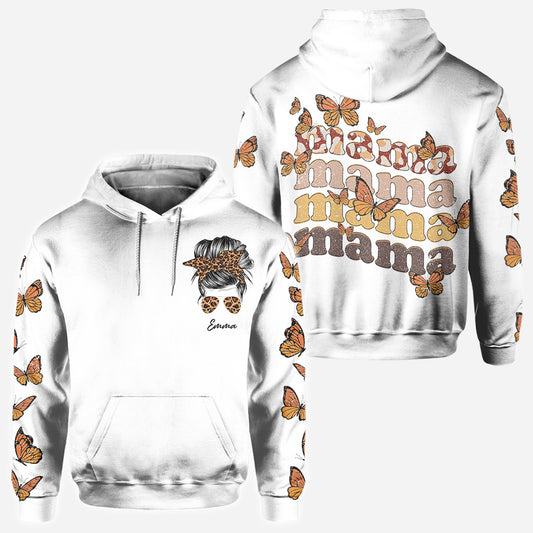 Maman - T-shirt et sweat à capuche personnalisés pour la fête des mères.